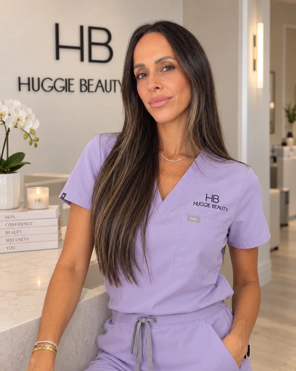 Hagar, owner of Huggie Beauty