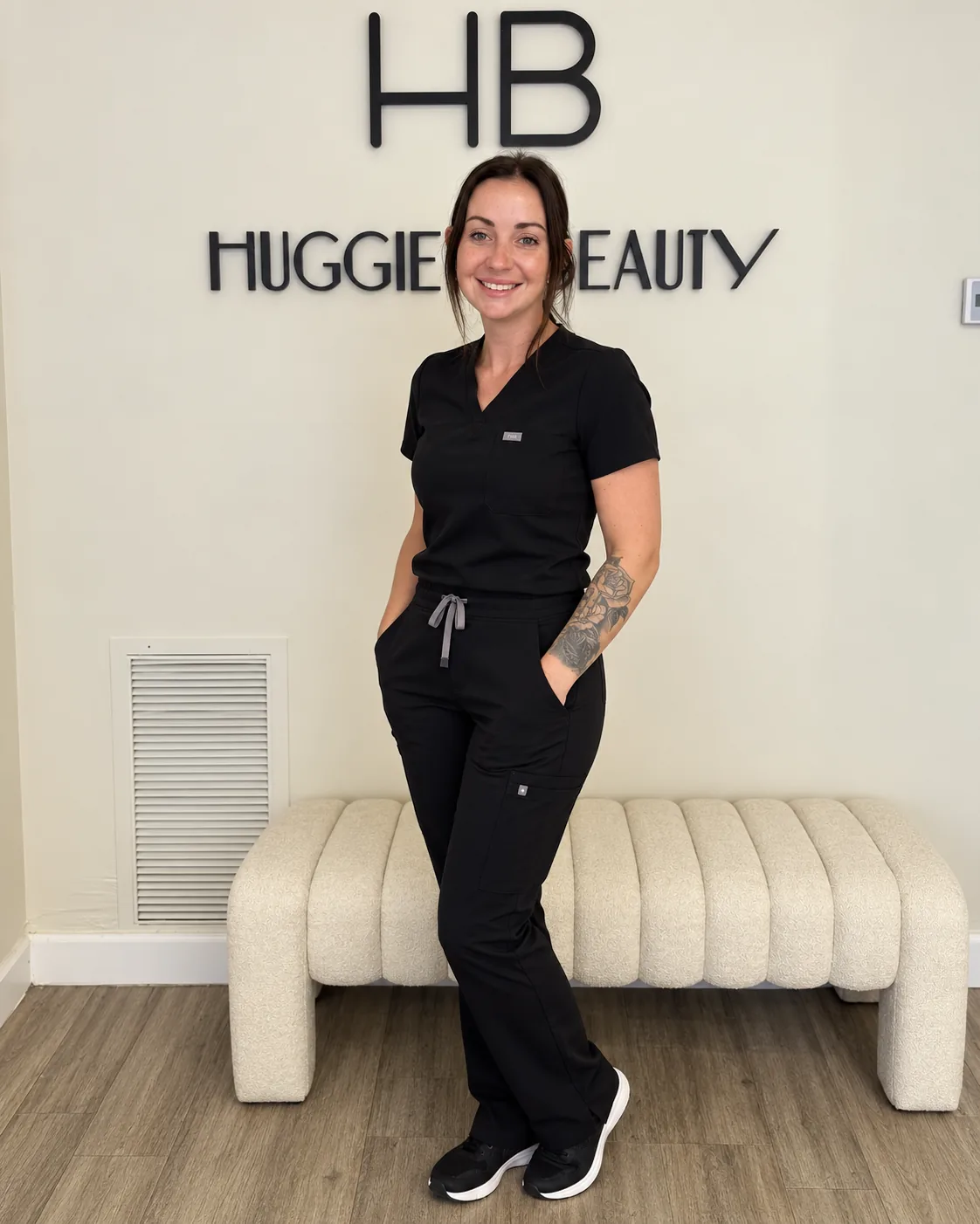Victoria, spa manager, laser technician, and esthetician at Huggie Beauty