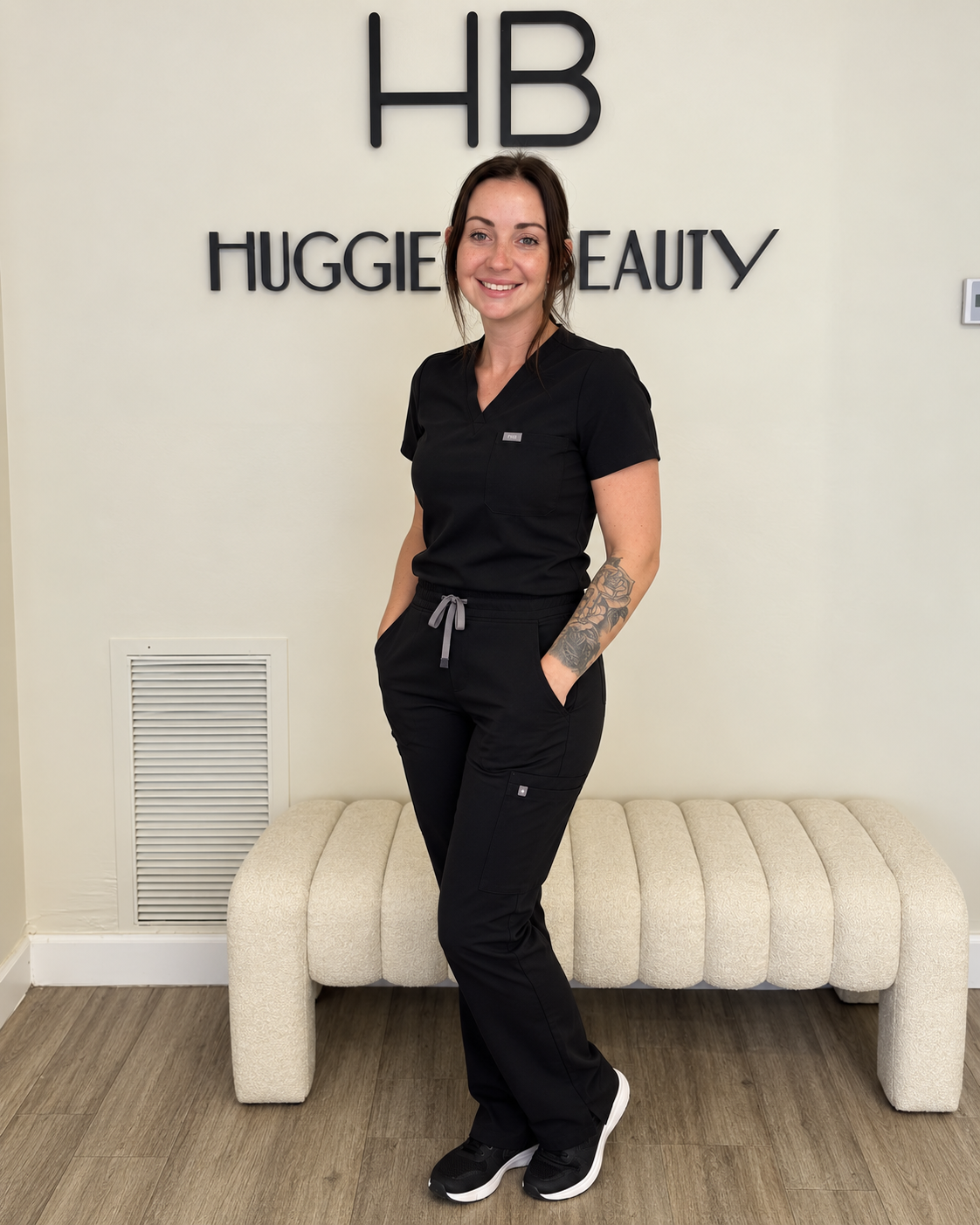 Victoria, spa manager, laser technician, and esthetician at Huggie Beauty